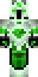 Emerald Crystal Golem Minecraft skin