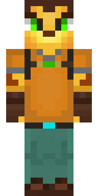 Amber Cat Sorceress Minecraft skin