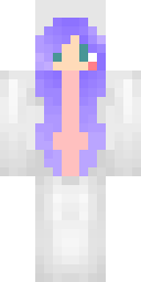 Lavender Anime Girl Minecraft skin