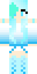 Frozen Ice Spirit Minecraft skin