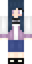 Navy Lavender Girl Minecraft skin