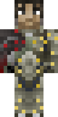 Golden Plate Knight Minecraft skin