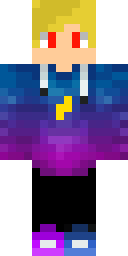 Galaxy Lightning Boy Minecraft skin