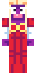 Crimson Royal Queen Minecraft skin