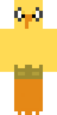Golden Chick Onesie Minecraft skin