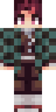 Checkered Haori Minecraft skin