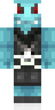 Blue Reptile Warrior Minecraft skin