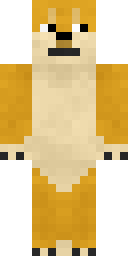 Golden Fox Friend Minecraft skin
