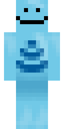Blue Slime Blob Minecraft skin