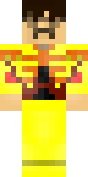 Golden Flash Runner Minecraft skin