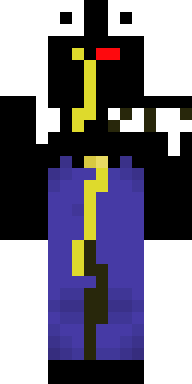 Royal Blue Jester Minecraft skin