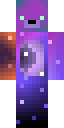 Cosmic Nebula Enderman Minecraft skin
