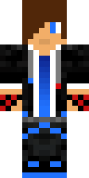 Sharp Blue Suit Minecraft skin