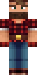 Lumberjack Flannel Man Minecraft skin