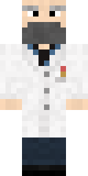 White Coat Doctor Minecraft skin