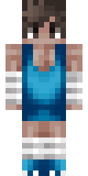 Blue Corset Adventurer Minecraft skin