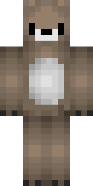 Brown Bear Hoodie Minecraft skin