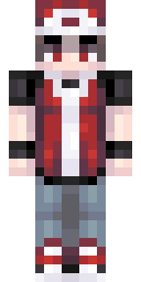 Red Cap Adventurer Minecraft skin