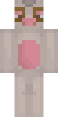 Gray Blob Creature Minecraft skin