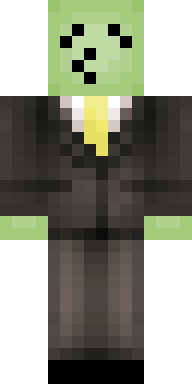 Creeper Business Suit Minecraft skin