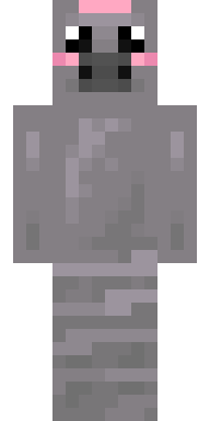 Gray Seal Onesie Minecraft skin