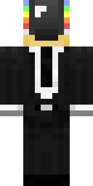 Tuxedo Cat Butler Minecraft skin