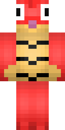 Fiery Tiger Warrior Minecraft skin