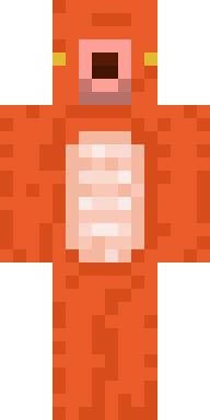 Orange Fox Onesie Minecraft skin