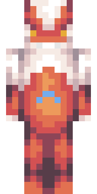 Molten Iron Armor Minecraft skin