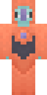 Orange Alien Suit Minecraft skin