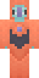 Orange Alien Suit Minecraft skin