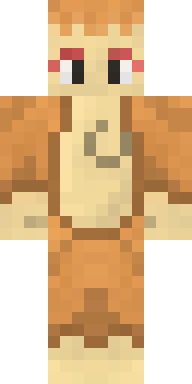 Fluffy Fox Onesie Minecraft skin