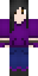 Purple Robe Sorceress Minecraft skin