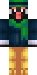 Emerald Bandit Rogue Minecraft skin