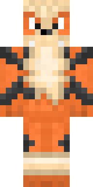 Flame Fox Spirit Minecraft skin