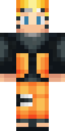 Orange Ninja Minecraft skin