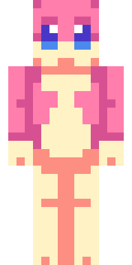 Pink Blossom Girl Minecraft skin