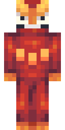 Blazing Fire Demon Minecraft skin