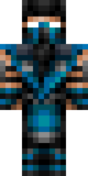 Blue Cyber Ninja Minecraft skin
