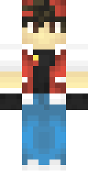 Red Vest Adventurer Minecraft skin