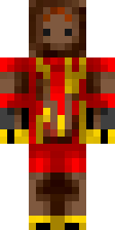 Flaming Red Sorcerer Minecraft skin