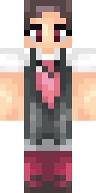 Rosy Vest Barista Minecraft skin