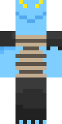 Blue Cat Hoodie Minecraft skin