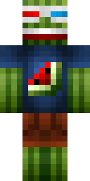Watermelon Slice Guy Minecraft skin