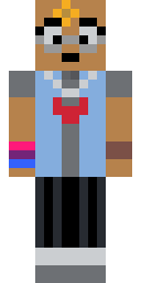 Sky Vest Buddy Minecraft skin