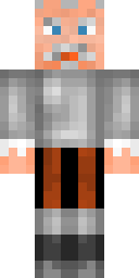 Grumpy Gray Elder Minecraft skin
