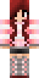 Crimson Tide Maiden Minecraft skin