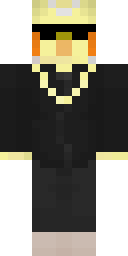 Gilded Shadow Mask Minecraft skin