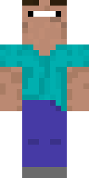 Teal Tunic Adventurer Minecraft skin