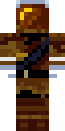 Amber Blade Nomad Minecraft skin